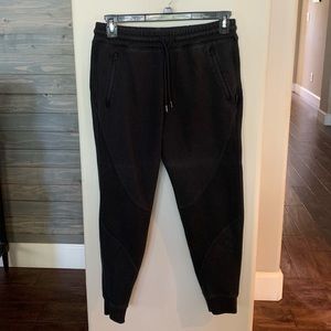 Black Hollister joggers